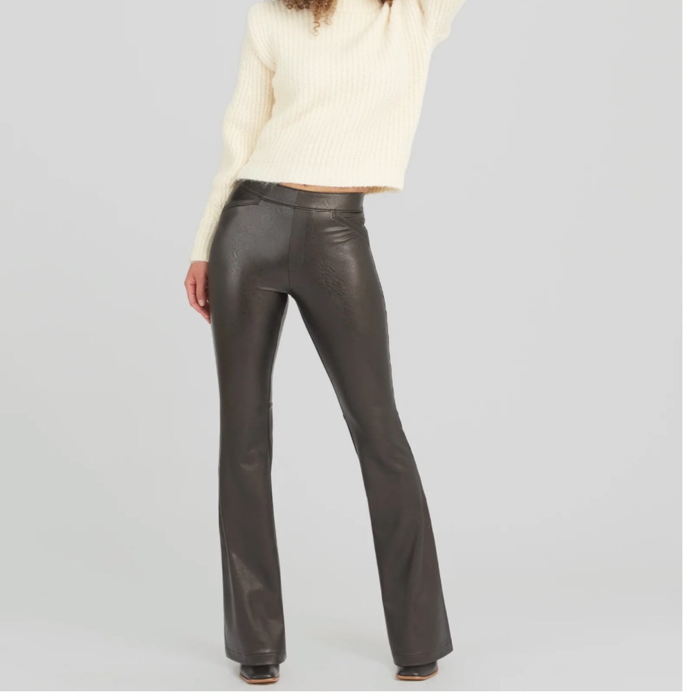 Spanx leather-like pants (NWOT)